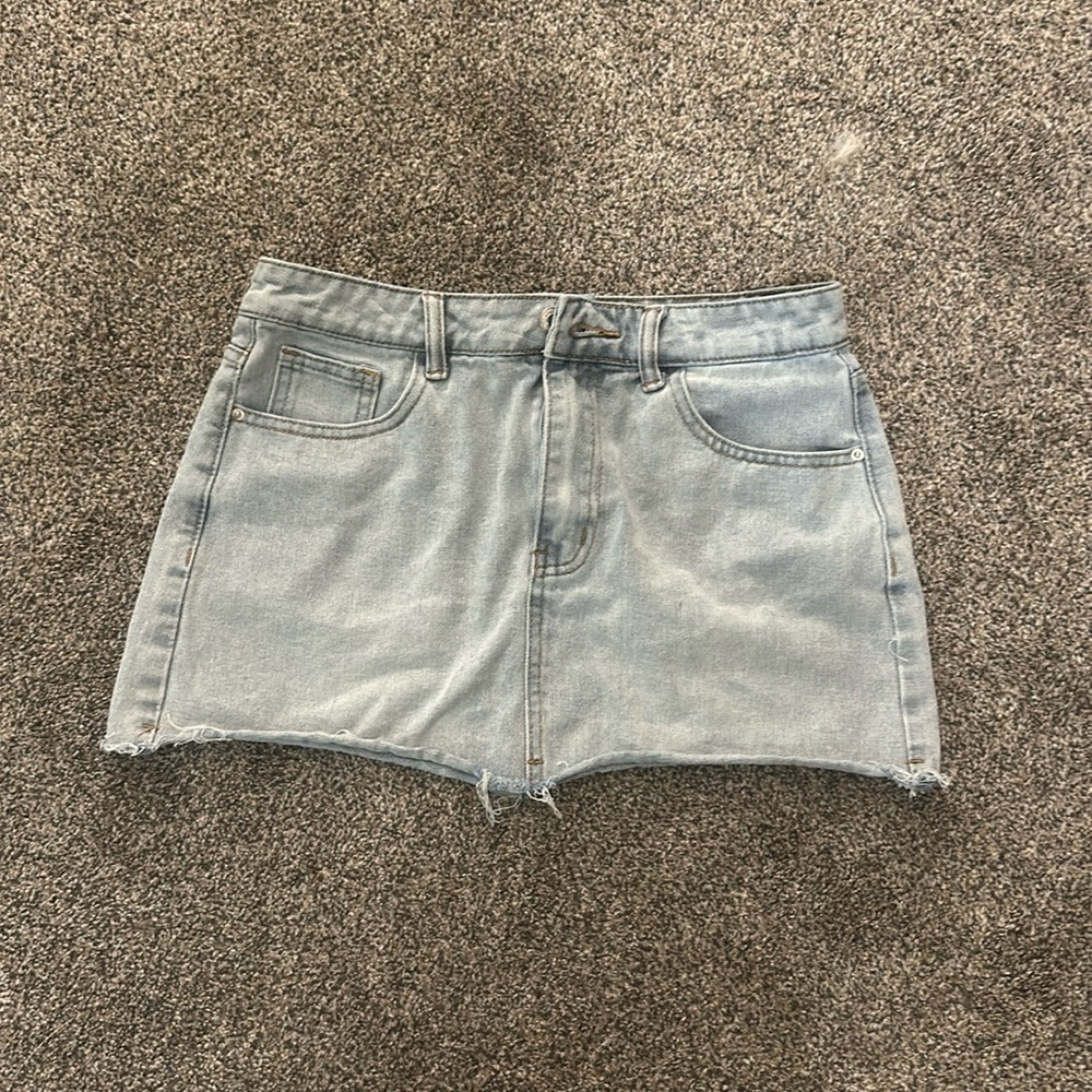 Shein jean skirt